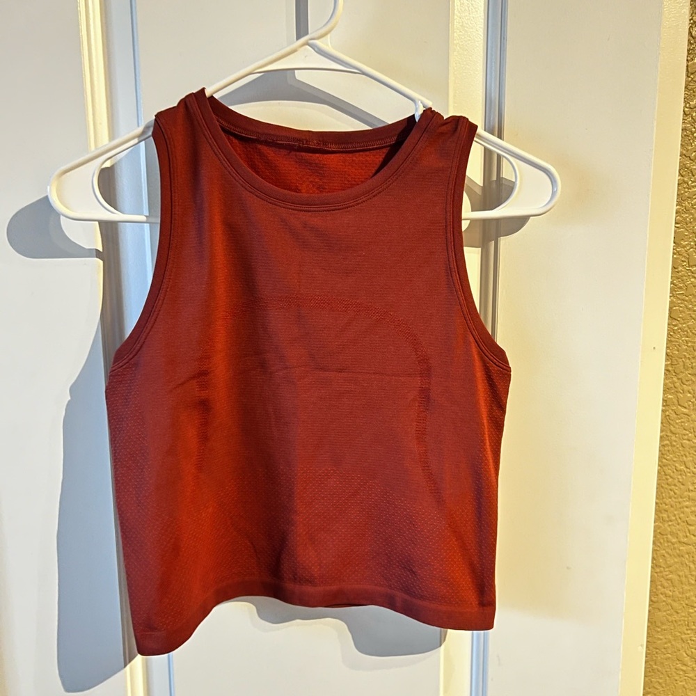 Swiftly High Neck Crop Top Tank top